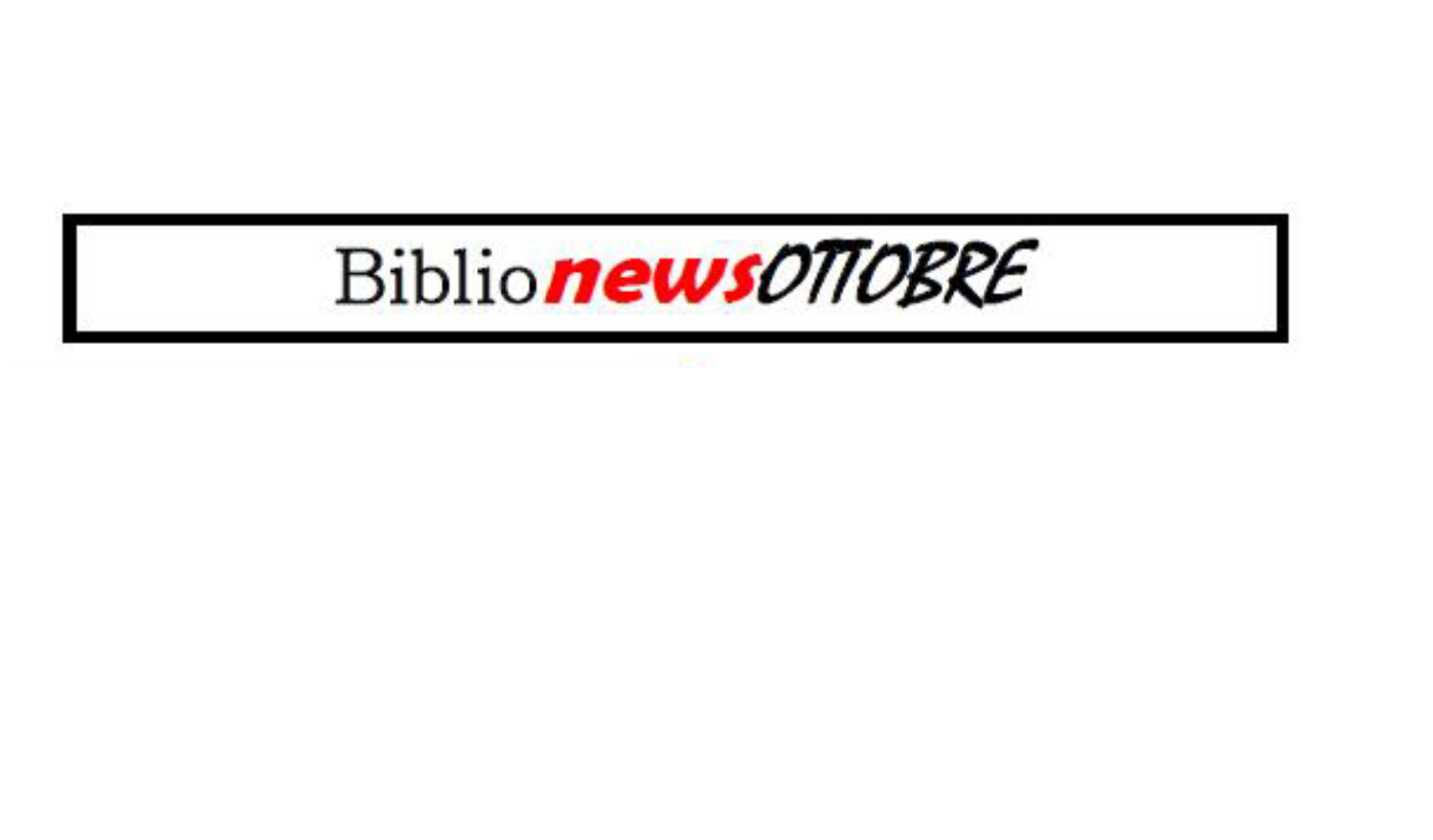 BiblioNEWSottobre